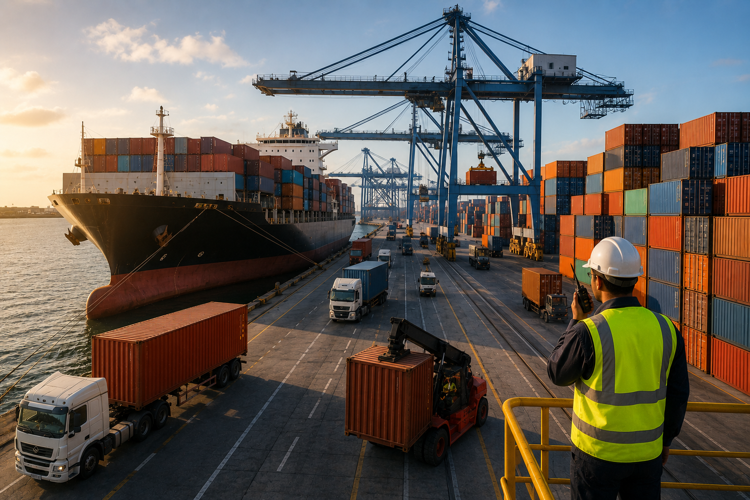 Logistics industry operations and supply chain planning
