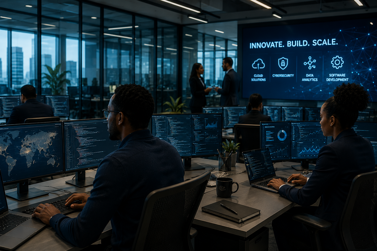 Technology industry strategy and innovation workspace